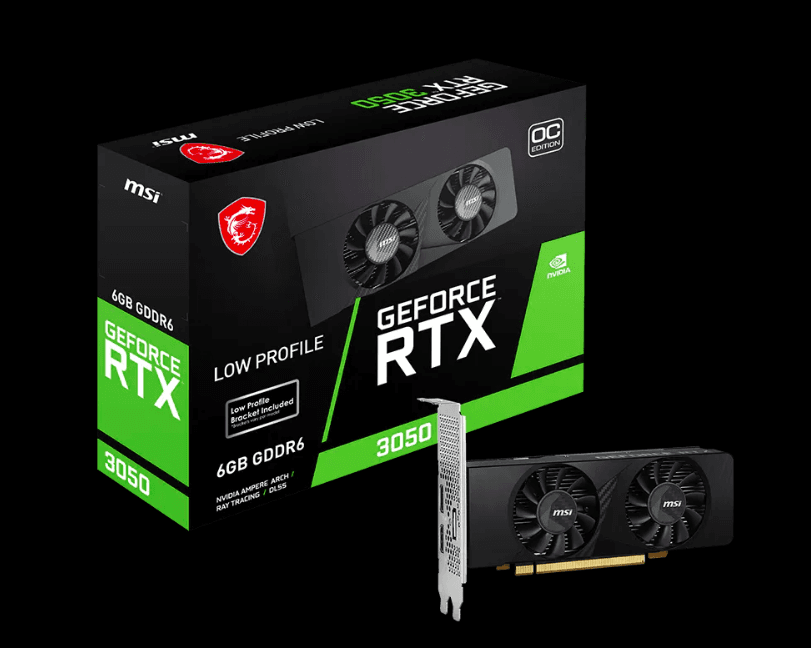 VGA 6GB RTX 3050 MSI LP 6G OC